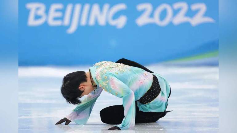 Mimpi Buruk Yuzuru Hanyu, Jatuh saat Coba Axel Quadruple di Beijing Games